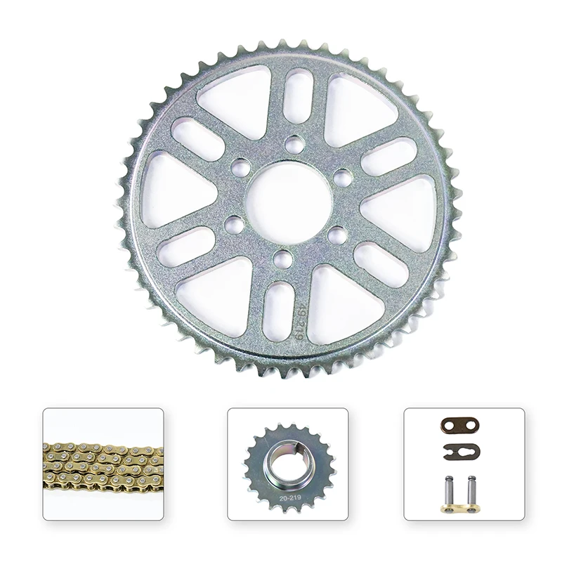 Gear X Motorcycle - Surron Light Bee X用ファーストレベルトランスミッションチェーンギアセット、ダートバイクオフロード用、SURRONオートバイチェーンパーツ、セグウェイX260用