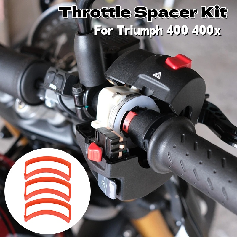 Motorcycle Gear Kit - 3 個オートバイスロットルスペーサーキットオートバイギアシフトとスロットルスペーサーアクセサリートライアンフスピード 400 スクランブラー 400x
