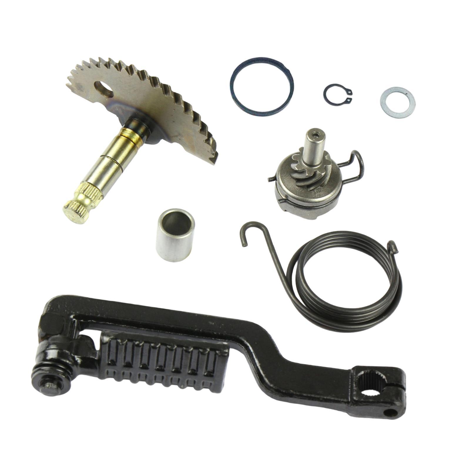 Motorcycle Gear Kit - バイクスターターレバーシャフトキットキックスタートレバーシャフトギアアセンブリ DIY 修正された交換用スクーターバイク