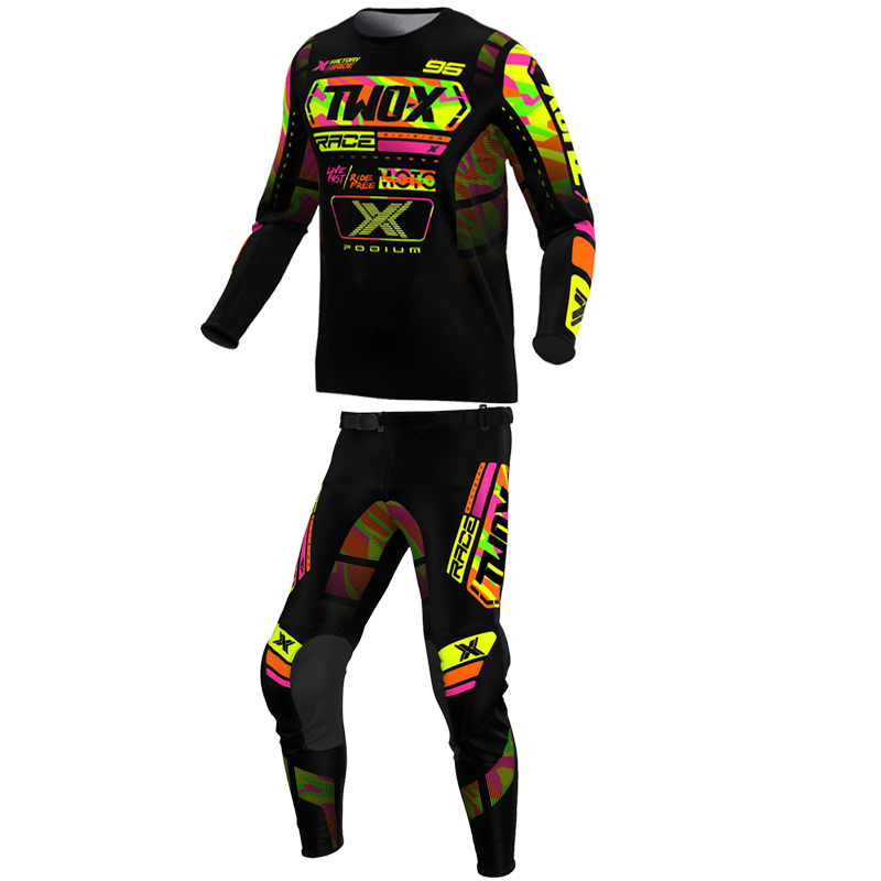 Gear X Motorcycle - NEW Two-X ポディウム 4ウェイストレッチ モトクロス レースコンボ