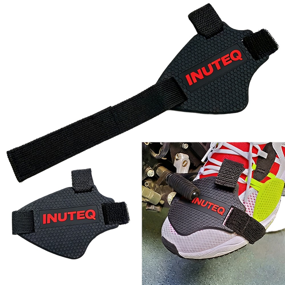 Motorcycle Gear Boots - 調節可能なギアシューカバー滑り止めオートバイパッドベルト耐久性のあるブーツプロテクターサイクリングライディングモーターアクセサリー男性女性用