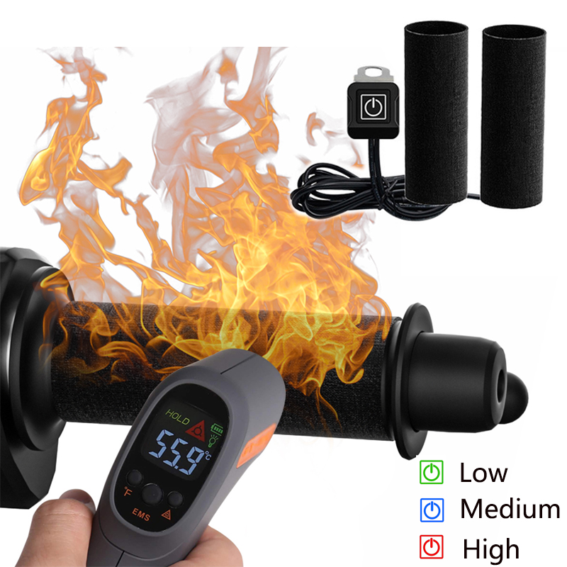 オートバイの加熱ハンドグリップ、防水、サーマル、e-bike - Motorcycle Gear Kit のレビューと価格