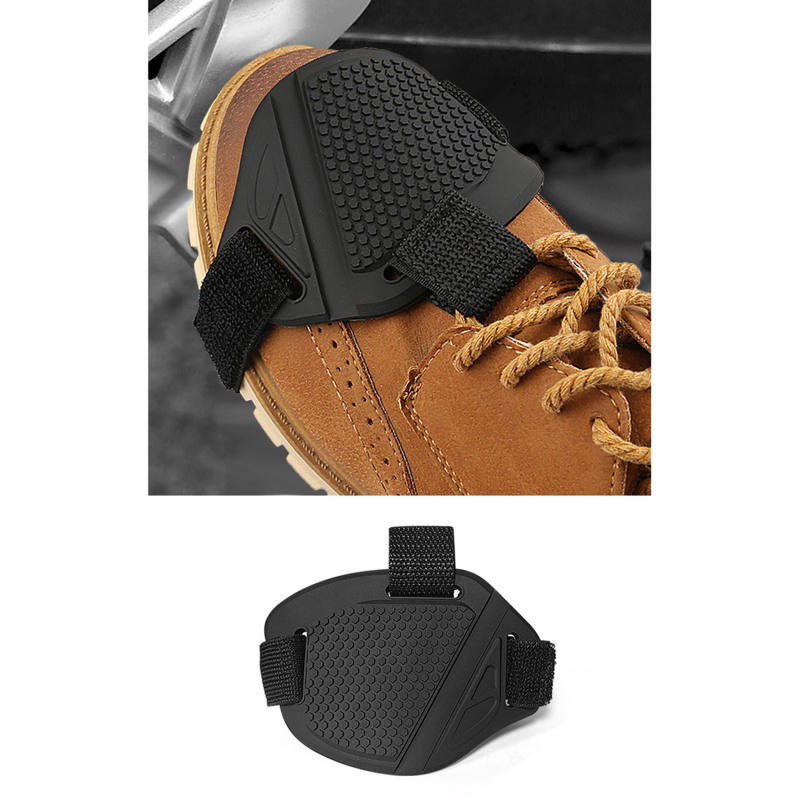 1/2 個ゴム製オートバイ靴保護具シフターパッドバイク乗馬サ - Motorcycle Gear Boots のレビューと価格