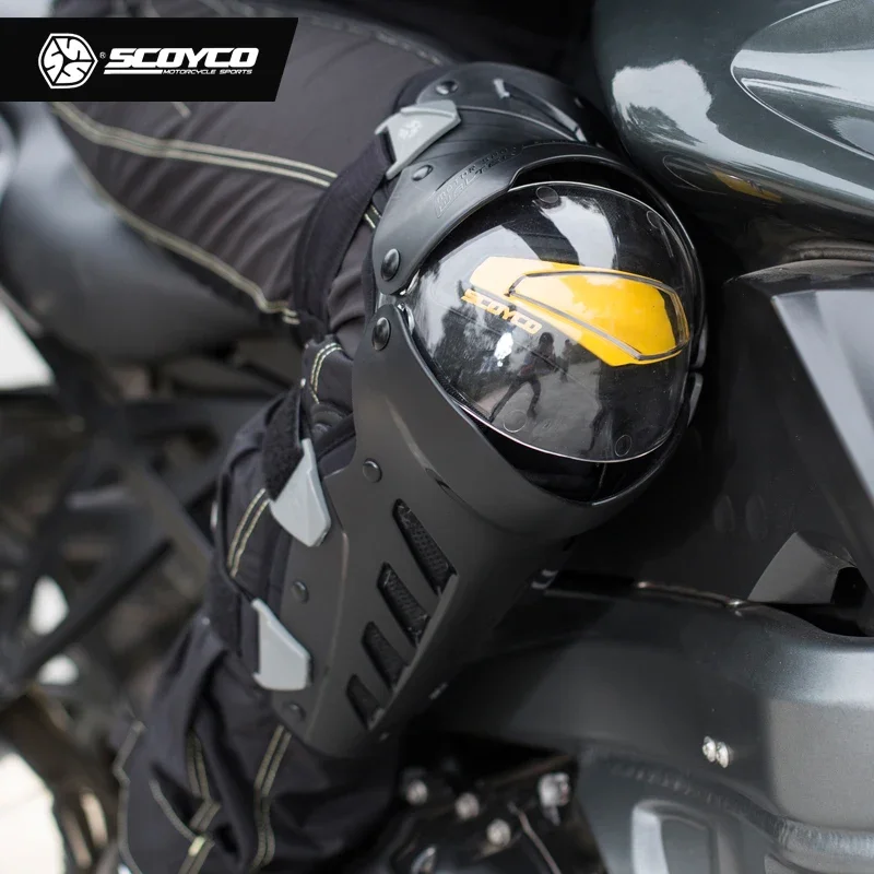 SCOYCO オートバイ膝パッド CE認証 モトクロス シン - Motorcycle Gear For Sale のレビューと価格