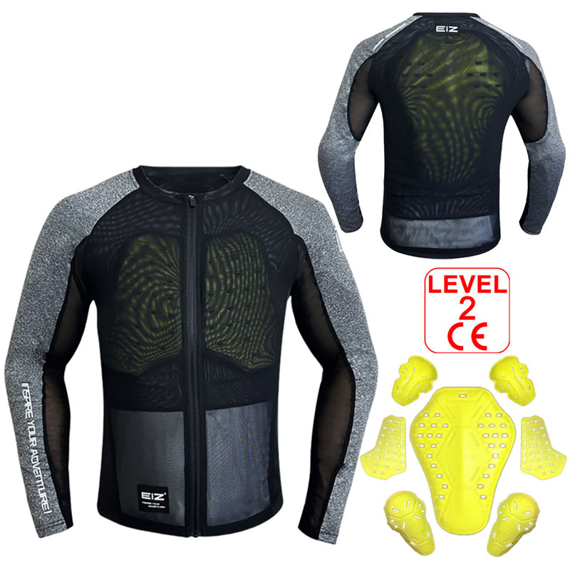 メンズオートバイジャケット夏通気性モトクロスボディアーマー弾 - Motorcycle Gear For Sale のレビューと価格