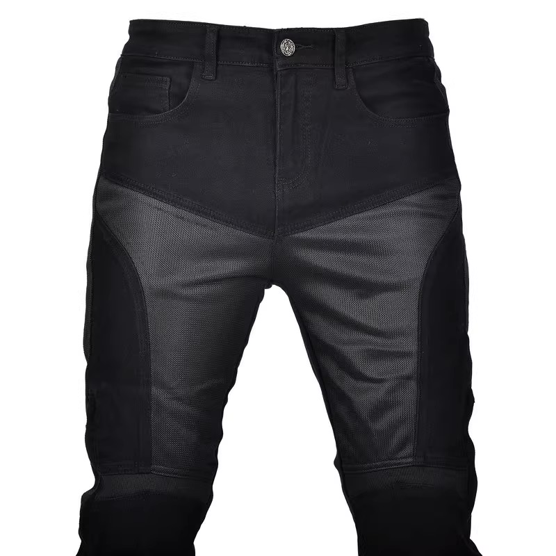 オートバイ用サマーライディングジーンズ,通気性,伸縮性,モト - Motorcycle Gear For Sale のレビューと価格